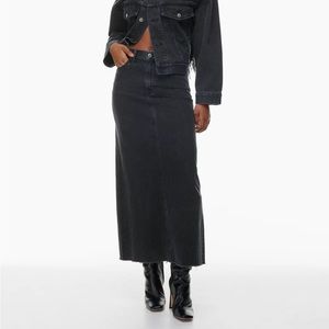 NWT Aritzia Denim Forum 90’s Nina Denim Maxi